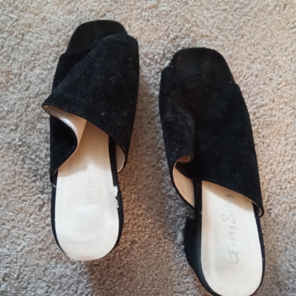 Elegant Black Women's Slide Sandals
